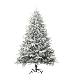 Sapin de Noël artificiel LED et flocons de neige 240 cm PVC PE