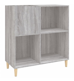 Armoire à disques sonoma gris 84,5x38x89 cm bois d'ingénierie