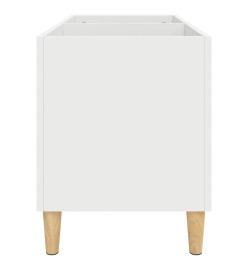 Armoire à disques blanc 74,5x38x48 cm bois d'ingénierie