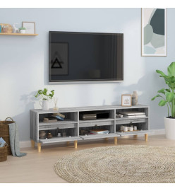 Meuble TV Sonoma gris 150x30x44,5 cm bois d'ingénierie