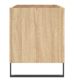 Armoire à disques chêne sonoma 74,5x38x48 cm bois d'ingénierie