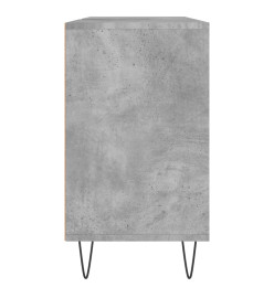 Armoire salle de bain gris béton 80x33x60cm bois d'ingénierie