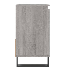 Armoire de bain sonoma gris 65x33x60 cm bois d'ingénierie