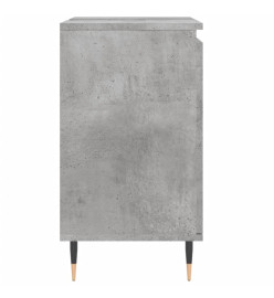 Armoire de bain gris béton 58x33x60 cm bois d'ingénierie