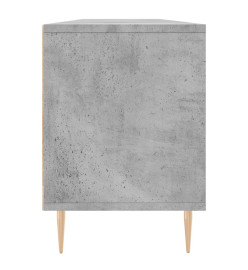 Meuble TV gris béton 150x30x44,5 cm bois d'ingénierie