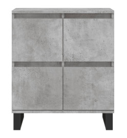 Buffet Gris béton 60x35x70 cm Bois d'ingénierie