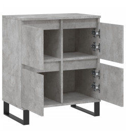 Buffet Gris béton 60x35x70 cm Bois d'ingénierie