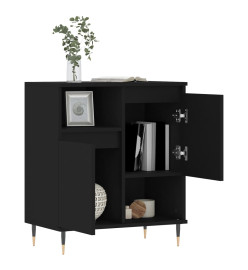 Buffet Noir 60x35x70 cm Bois d'ingénierie