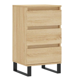 Buffet chêne sonoma 40x35x70 cm bois d'ingénierie