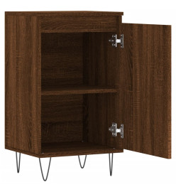 Buffets 2 pcs chêne marron 40x35x70 cm bois d'ingénierie