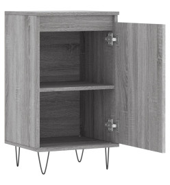 Buffets 2 pcs sonoma gris 40x35x70 cm bois d'ingénierie