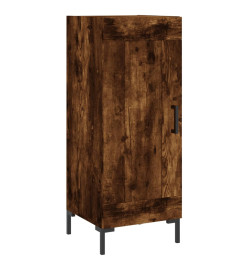 Buffet Chêne fumé 34,5x34x90 cm Bois d'ingénierie