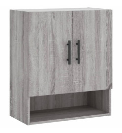 Armoire murale sonoma gris 60x31x70 cm bois d'ingénierie