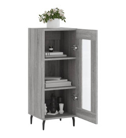 Buffet Sonoma gris 34,5x34x90 cm Bois d'ingénierie