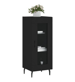 Buffet Noir 34,5x34x90 cm Bois d'ingénierie