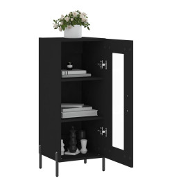 Buffet Noir 34,5x34x90 cm Bois d'ingénierie