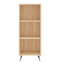 Armoire à étagères chêne sonoma 34,5x32,5x90 cm bois ingénierie