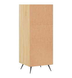 Armoire à étagères chêne sonoma 34,5x32,5x90 cm bois ingénierie