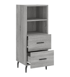 Buffet Sonoma gris 34,5x34x90 cm Bois d'ingénierie