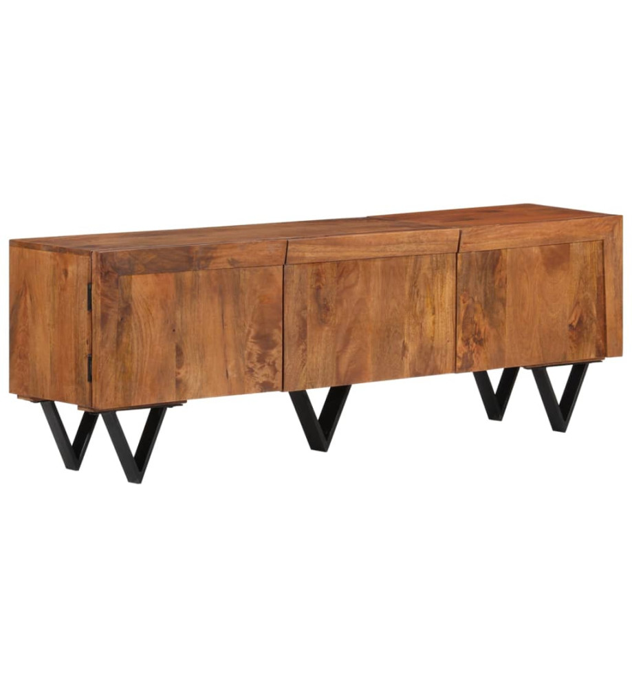 Meuble TV 140x30x46 cm Bois massif de manguier Meuble TV 140x30x46 cm Bois massif de manguier