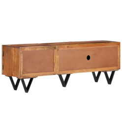 Meuble TV 140x30x46 cm Bois massif de manguier