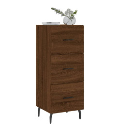 Buffet Chêne marron 34,5x34x90 cm Bois d'ingénierie