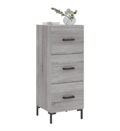 Buffet Sonoma gris 34,5x34x90 cm Bois d'ingénierie