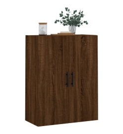 Armoire murale chêne marron 69,5x34x90 cm