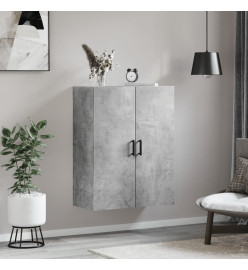 Armoire murale gris béton 69,5x34x90 cm