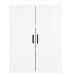 Armoire murale blanc brillant 69,5x34x90 cm