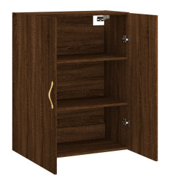 Armoire murale chêne marron 69,5x34x90 cm