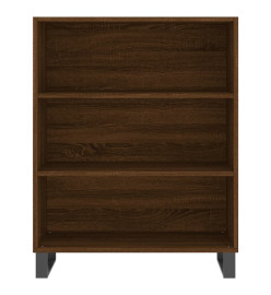 Armoire à étagères chêne marron 69,5x32,5x90 cm bois ingénierie