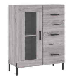 Buffet sonoma gris 69,5x34x90 cm bois d'ingénierie