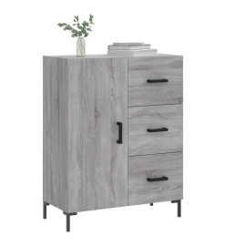 Buffet sonoma gris 69,5x34x90 cm bois d'ingénierie