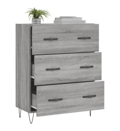 Buffet sonoma gris 69,5x34x90 cm bois d'ingénierie