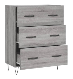 Buffet sonoma gris 69,5x34x90 cm bois d'ingénierie