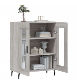 Buffet sonoma gris 69,5x34x90 cm bois d'ingénierie