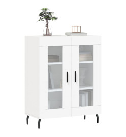 Buffet blanc 69,5x34x90 cm bois d'ingénierie