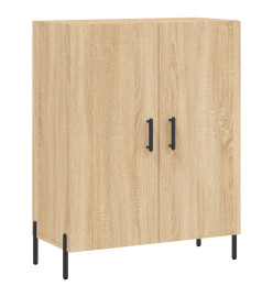 Buffet chêne sonoma 69,5x34x90 cm bois d'ingénierie