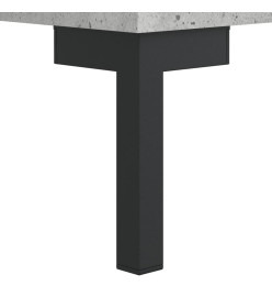 Table de chevet gris béton 40x35x47,5 cm bois d’ingénierie