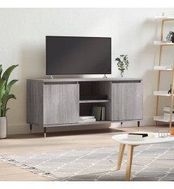 Meuble TV sonoma gris 104x35x50 cm bois d'ingénierie