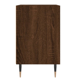 Table de chevet chêne marron 40x30x50 cm bois d'ingénierie