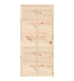 Porte de grange 100x1,8x214 cm Bois massif de pin