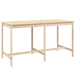 Table de jardin 203,5x90x110 cm bois massif de pin