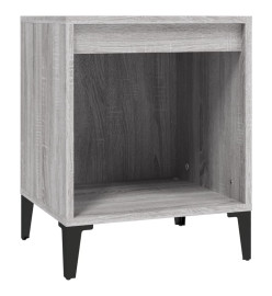 Table de chevet Sonoma gris 40x35x50 cm