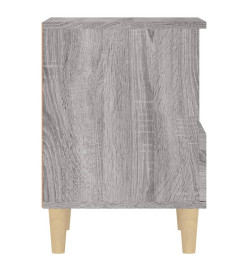 Table de chevet Sonoma gris 40x35x50 cm