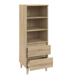 Buffet haut Chêne sonoma 40x36x110 cm Bois d'ingénierie