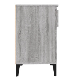 Armoire à chaussures Sonoma gris 102x36x60 cm Bois d'ingénierie