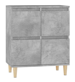 Buffet Gris béton 60x35x70 cm Bois d'ingénierie