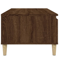 Table basse Chêne marron 90x50x36,5 cm Bois d'ingénierie